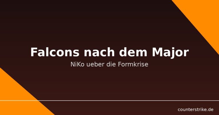 NiKo und Falcons nach dem BLAST Open Porto Halbfinale