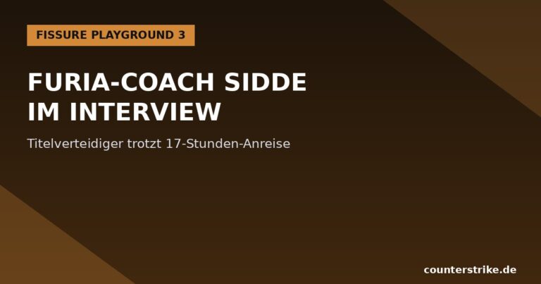 Grafik zum Interview mit FURIA-Coach sidde vor FISSURE Playground 3