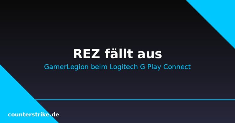 REZ faellt bei GamerLegion durch Lebensmittelvergiftung beim Logitech G Play Connect aus