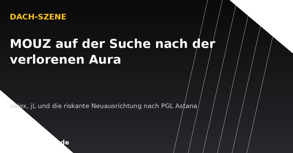 Grafik zum Artikel ueber MOUZs Kaderumbau mit xelex und jL auf counterstrike.de