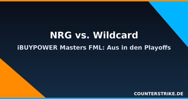 Team-Logo-Grafik NRG gegen Wildcard beim CS2-Turnier iBUYPOWER Masters FML