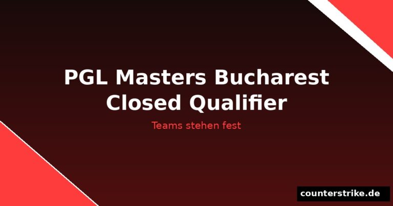 PGL Masters Bucharest 2026 Closed Qualifier Teams stehen fest