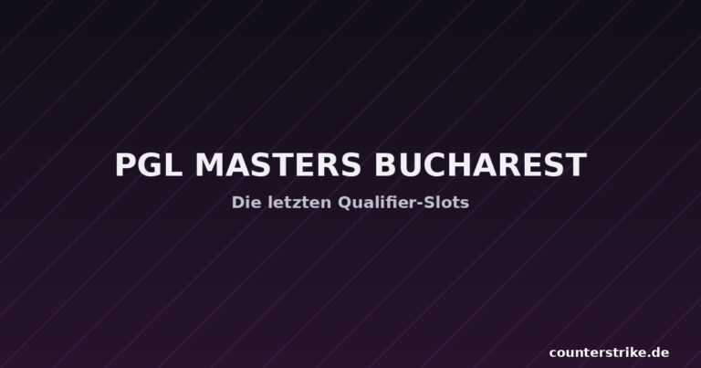 Grafik zu den letzten Qualifikanten fuer PGL Masters Bucharest 2026