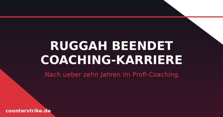 Grafik zum Coaching-Rücktritt von ruggah in Counter-Strike 2
