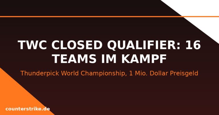 Grafik zum TWC Closed Qualifier mit 16 Teams in Counter-Strike 2