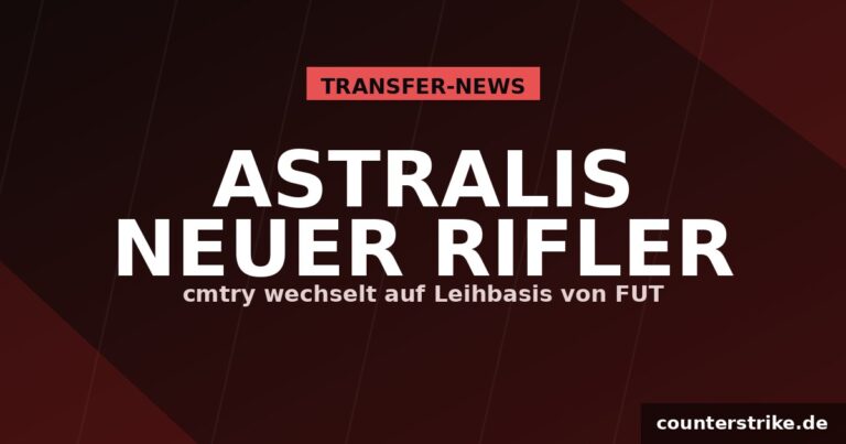 Illustration zum Transfer von cmtry auf Leihbasis zu Astralis als neuer Rifler