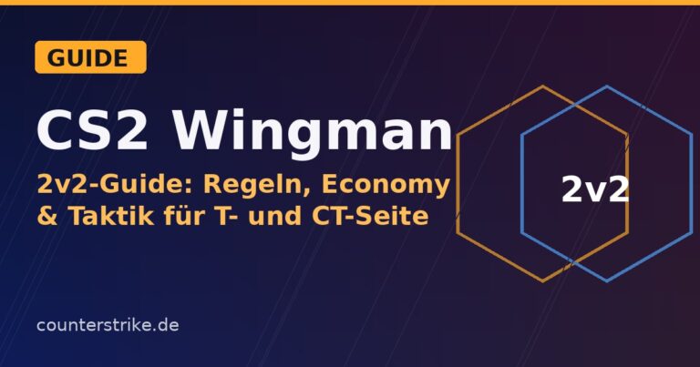 Beitragsbild CS2 Wingman Guide: 2v2-Regeln, Economy und Taktik für T- und CT-Seite