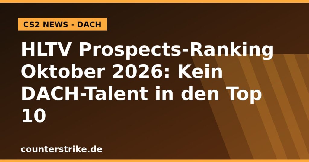 Symbolgrafik zum HLTV Prospects-Ranking Oktober 2026 und der Frage nach DACH-Nachwuchstalenten